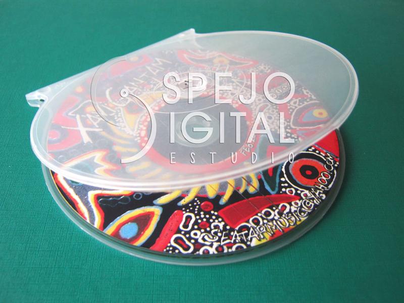 CD-08. CD en concha transparente